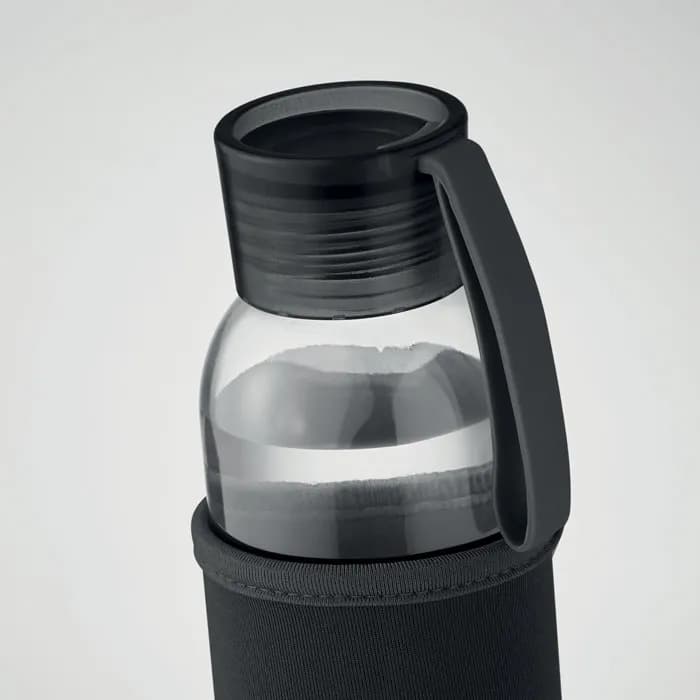 Flasche recyceltes Glas 500 ml - EBOR - Schwarz