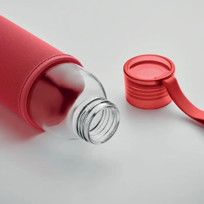 Flasche recyceltes Glas 500 ml - EBOR - Rot