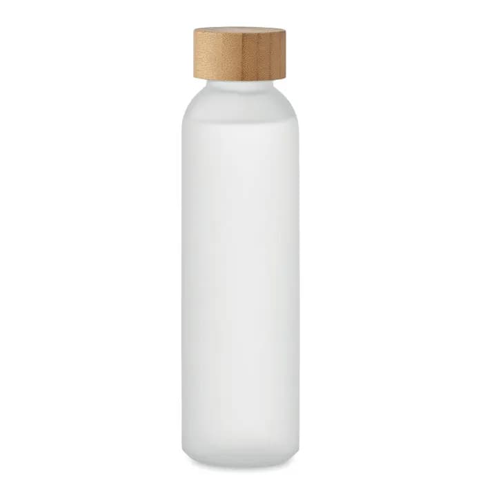Glasflasche 500 ml - ABE - Transparent Weiß