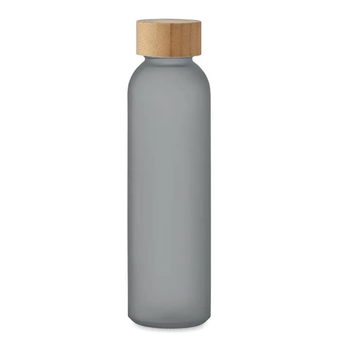 Glasflasche 500 ml - ABE - Transparent Grau
