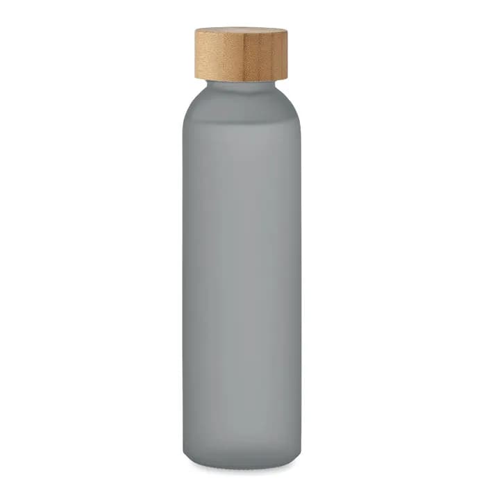 Glasflasche 500 ml - ABE - Transparent Grau