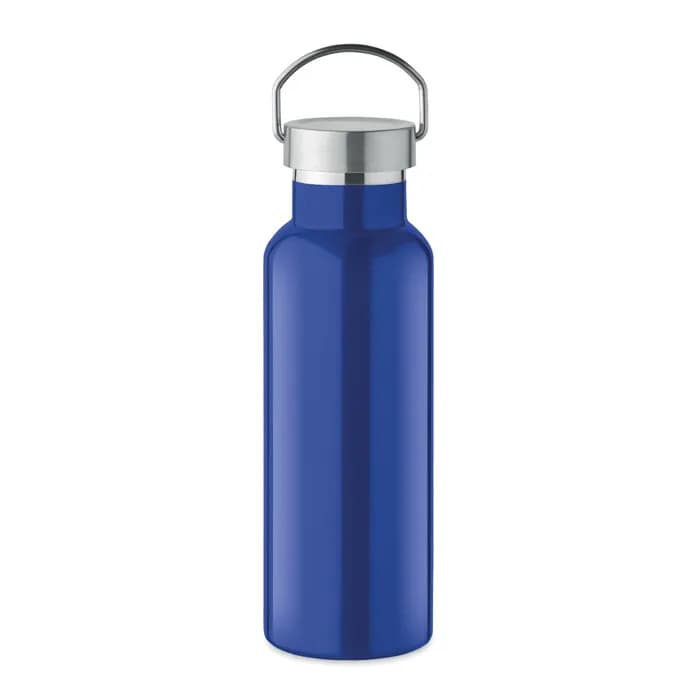 Doppelwandige Flasche 500 ml - FLORENCE - Blau