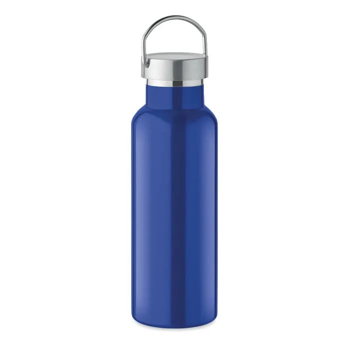 Doppelwandige Flasche 500 ml - FLORENCE - Blau