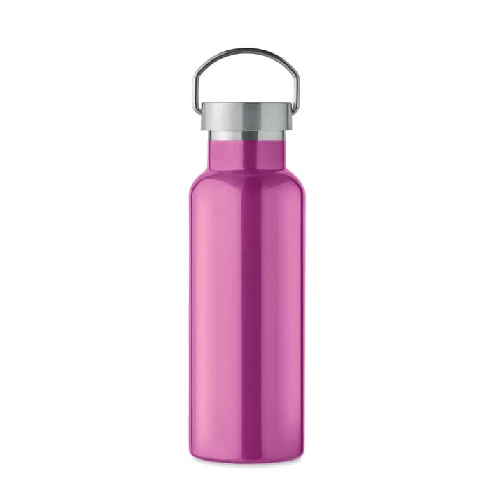 Doppelwandige Flasche 500 ml - FLORENCE - Fuchsie
