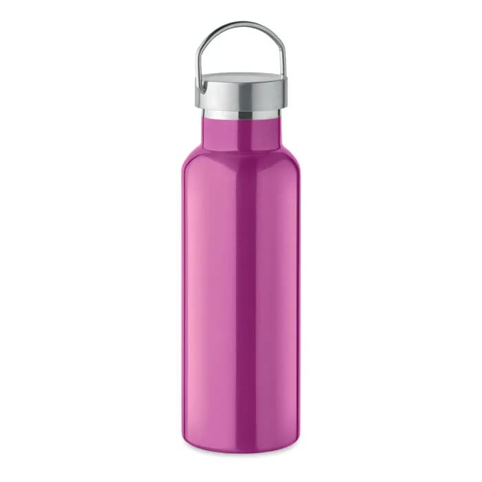 Doppelwandige Flasche 500 ml - FLORENCE - Fuchsie