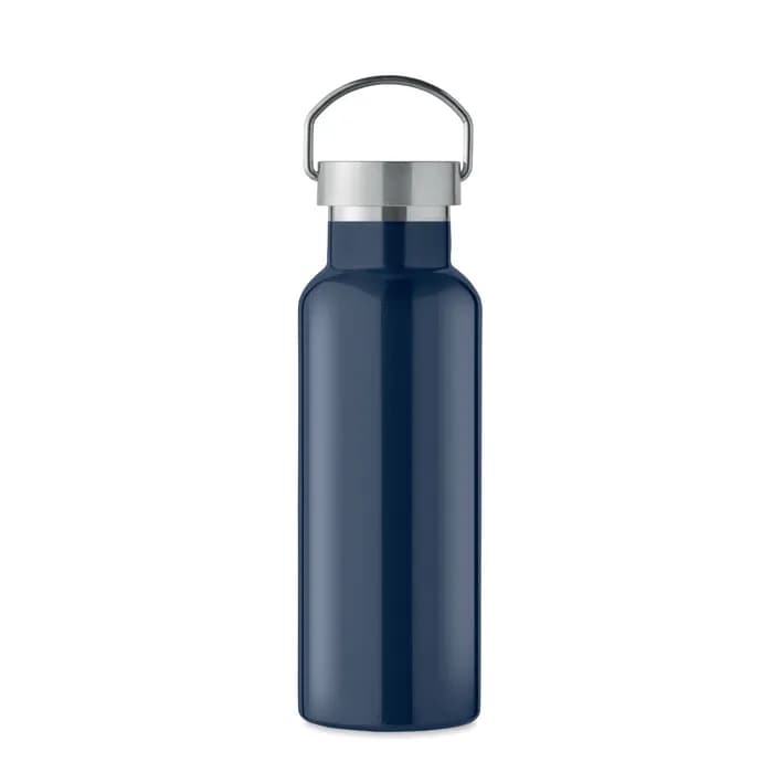 Doppelwandige Flasche 500 ml - FLORENCE - Marineblau