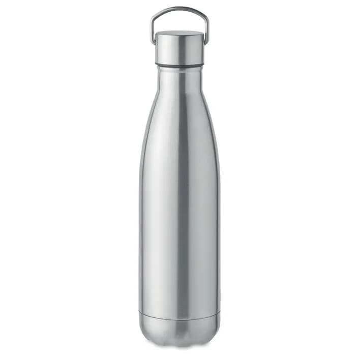 Doppelwandige Flasche 500 ml - MANOA - Mattsilber