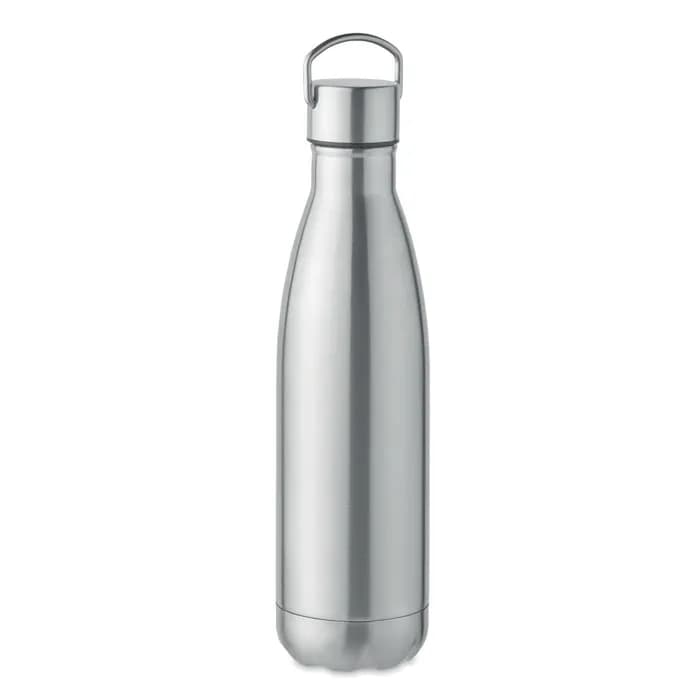 Doppelwandige Flasche 500 ml - MANOA - Mattsilber