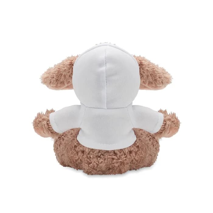 Plüsch-Hase mit Hoody - BUNNY - Weiß