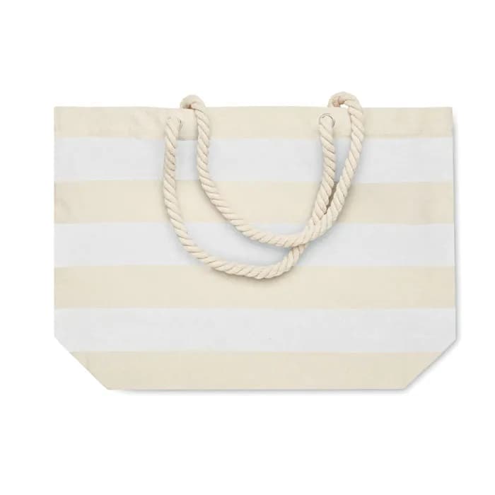 Strandtasche Baumwolle 220 g - HEAVEN STRIPE - Weiß