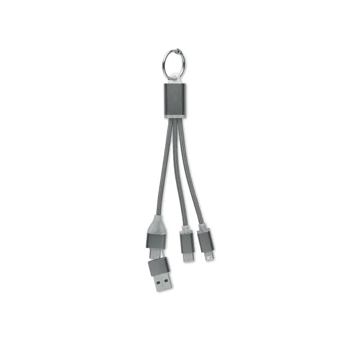 4in1 Ladekabel Typ-C - BLUE - Titan