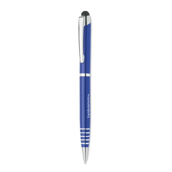 Drehkugelschreiber mit Stylus - FLORINA - Blau