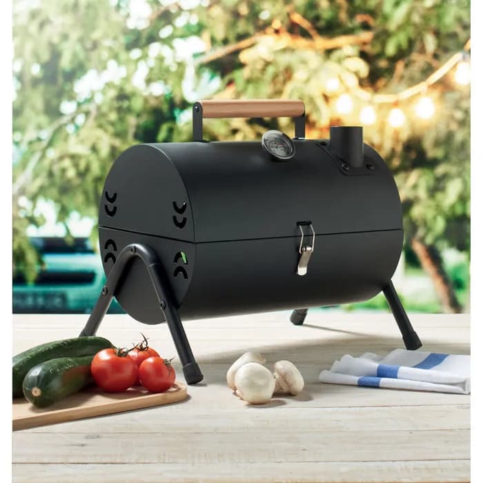 Tragbarer BBQ Grill - CHIMEY - Schwarz