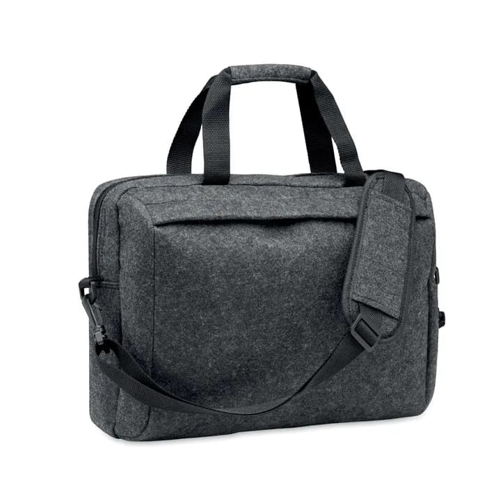 13" Laptop Tasche RPET-Filz - PLANA - Steingrau