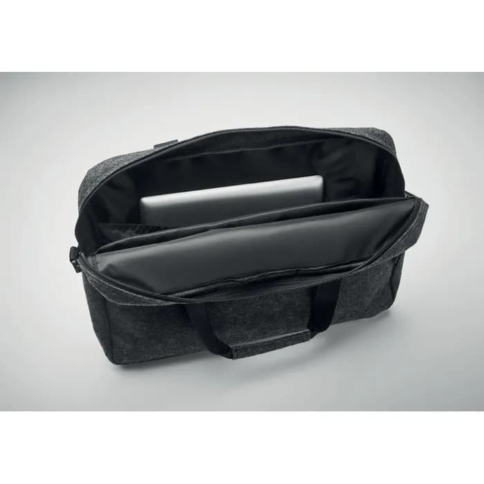 13" Laptop Tasche RPET-Filz - PLANA - Steingrau