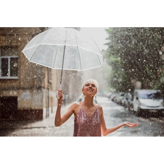 30" Regenschirm - GOTA - Weiß