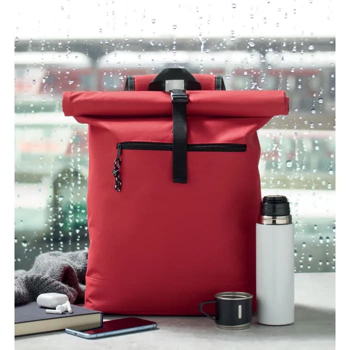 Rolltop-Rucksack 600D - IREA - Rot