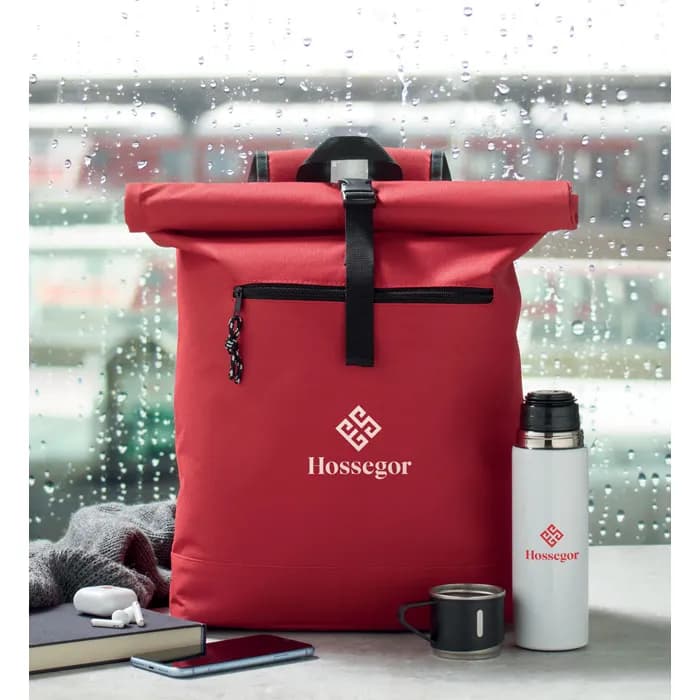 Rolltop-Rucksack 600D - IREA - Rot