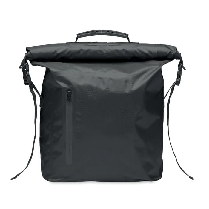 Rolltop-Tasche RPET - SCUBAROLL - Schwarz