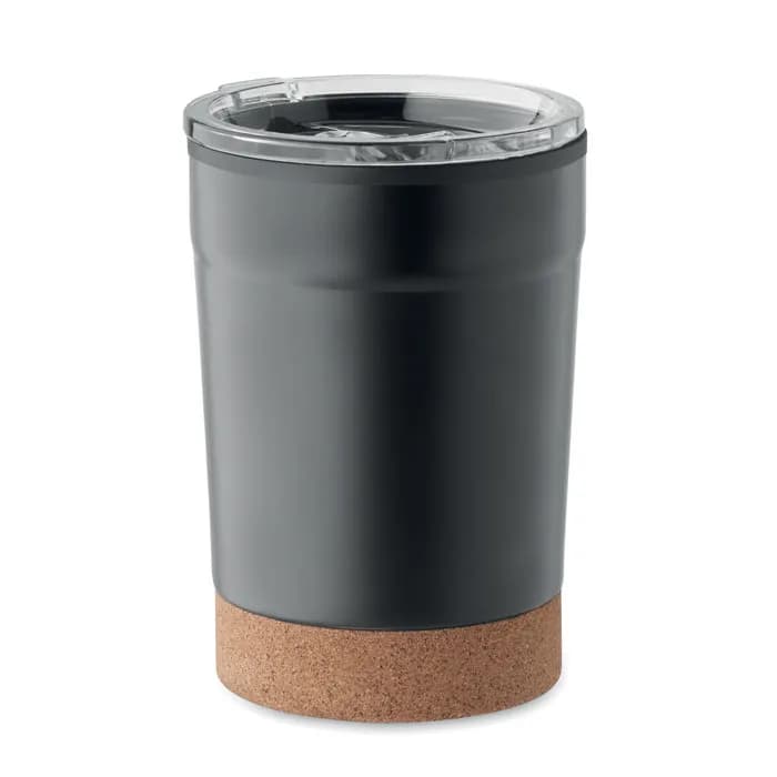 Doppelwandiger Becher 300ml - NOMU - Schwarz