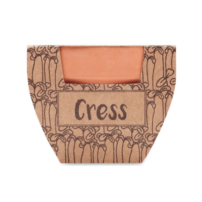 Terrakotta-Topf Kresse - CRESS POT - Holz