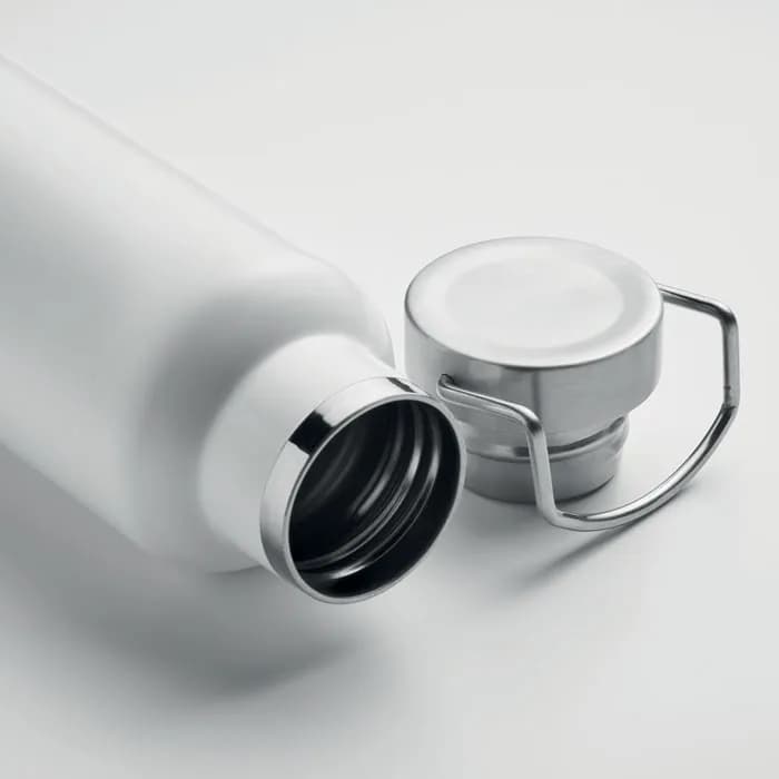 Doppelwandige Flasche 500ml - IVES - Weiß