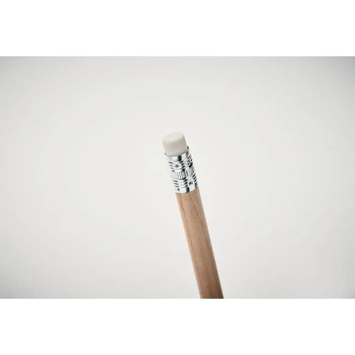 Bleistift mit Radiergummi - STOMP SHARP - Holz