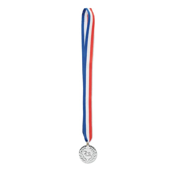 Medaille 5cm - WINNER - Mattsilber