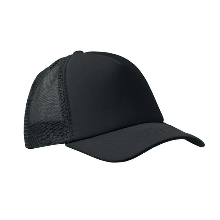 TRUCKER CAP 5 PANELS - BUBBLE - Schwarz