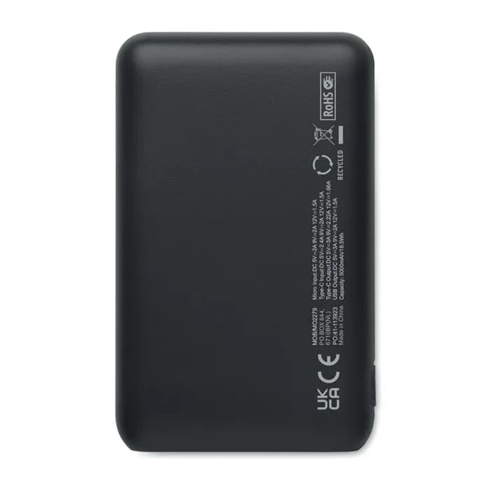 Powerbank 5000 mAh - POWER52C - Schwarz