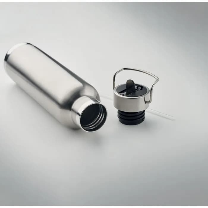 Doppelwandige Flasche 660 ml - RIFLOW - Mattsilber