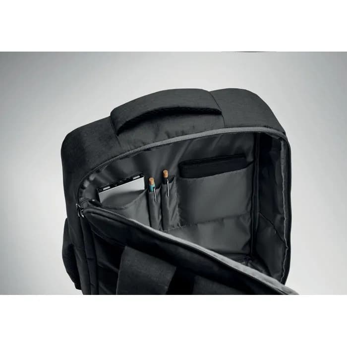 15" Laptop-Rucksack - LAUGAR - Schwarz