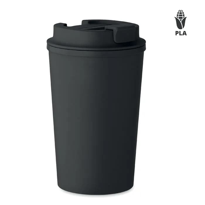 Doppelwandiger Becher 350 ml - BEIBAKU - Schwarz