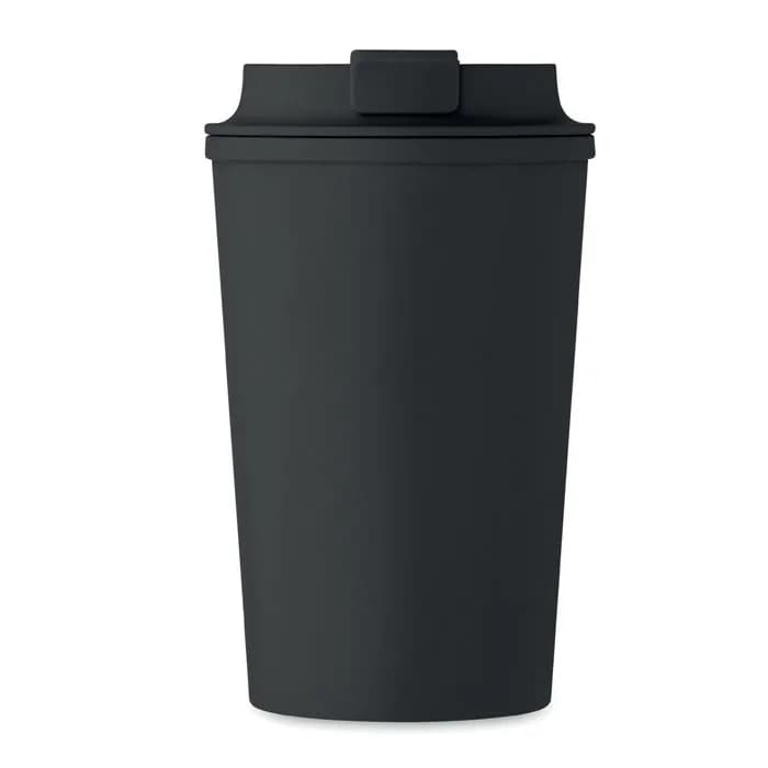Doppelwandiger Becher 350 ml - BEIBAKU - Schwarz