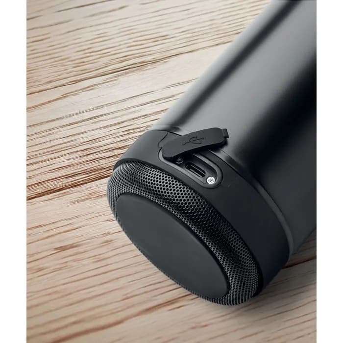 Doppelwandige Flasche 500ml - MUSEY - Schwarz