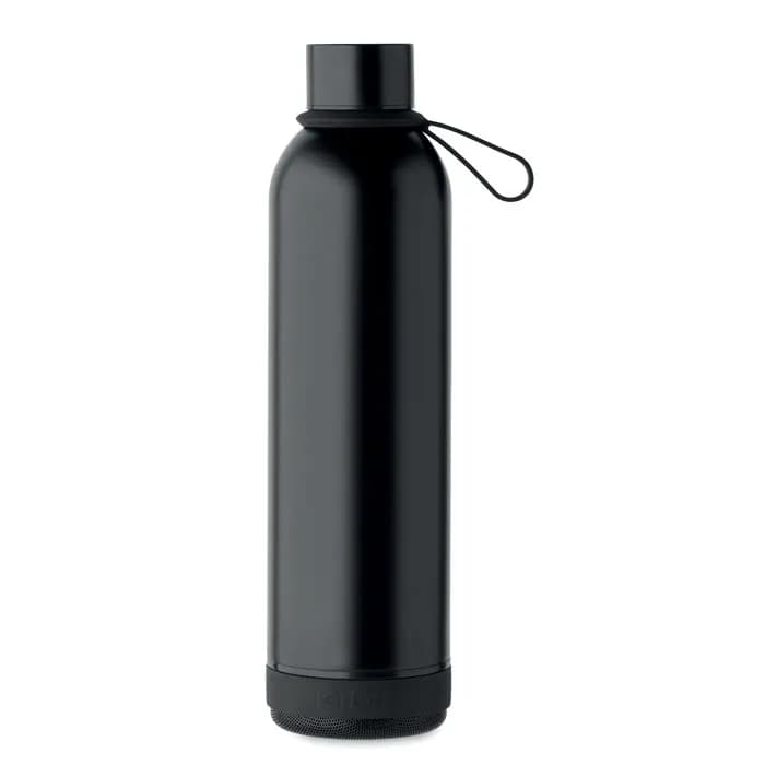 Doppelwandige Flasche 500ml - MUSEY - Schwarz