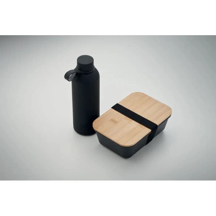 2-teiliges Lunch-Set - EMERALD SET - Schwarz