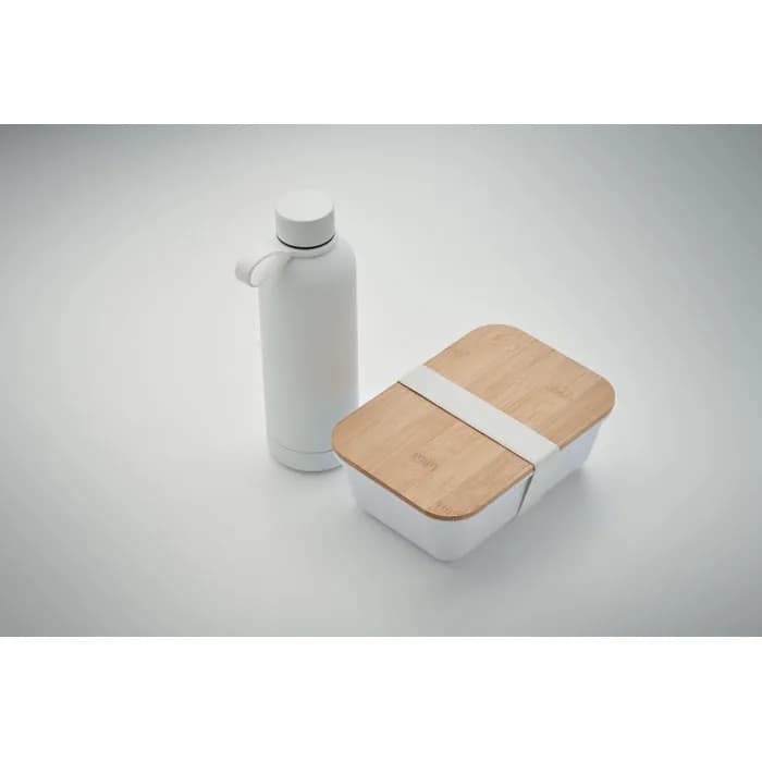 2-teiliges Lunch-Set - EMERALD SET - Weiß