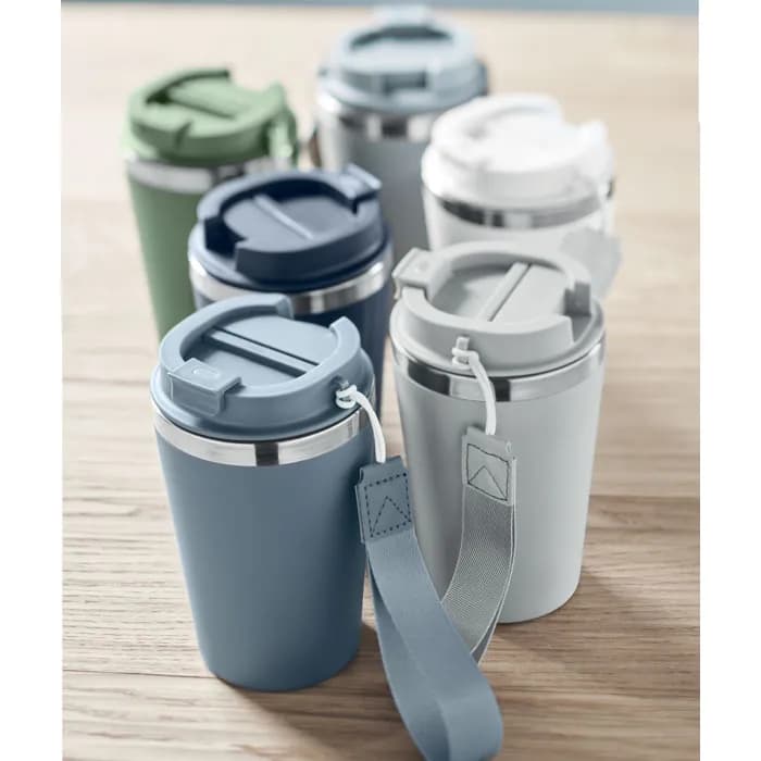 Doppelwandiger Trinkbecher 350 - TOPAZ - Petrol