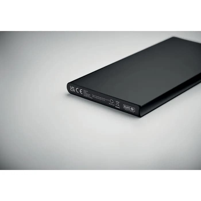 8000 mAh Powerbank - POWERFLAT8C - Schwarz
