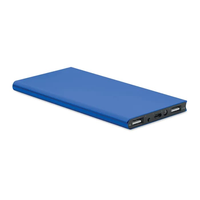 8000 mAh Powerbank - POWERFLAT8C - Königsblau