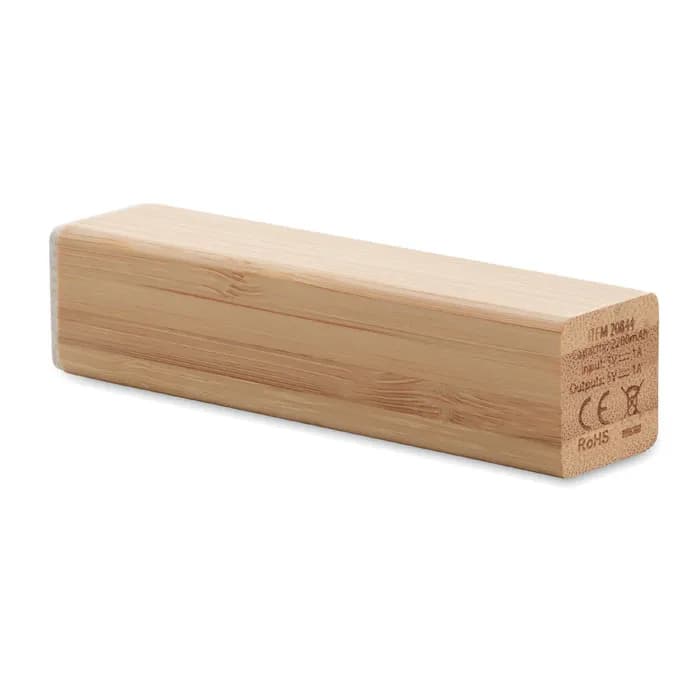2600 mAh Powerbank - POWERBAMC - Holz