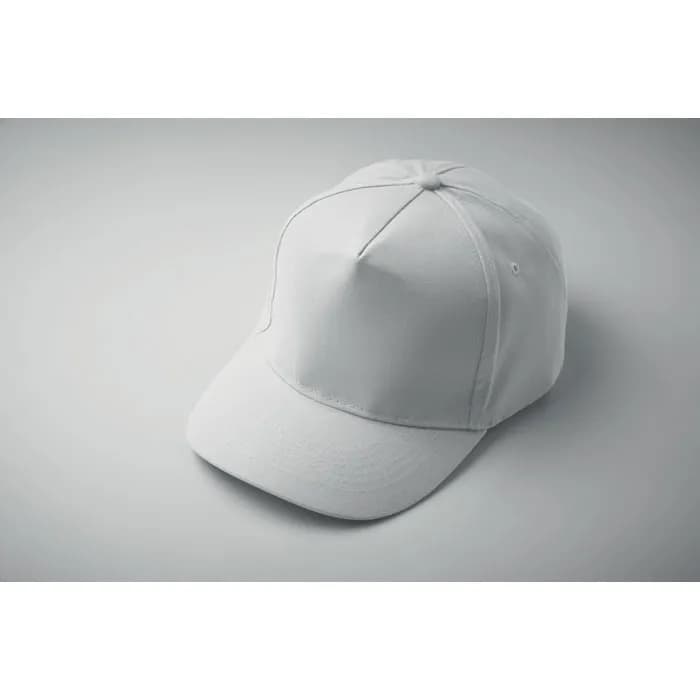 BASEBALL CAP 5 PANELS 180G/M² - SUNNY - Weiß