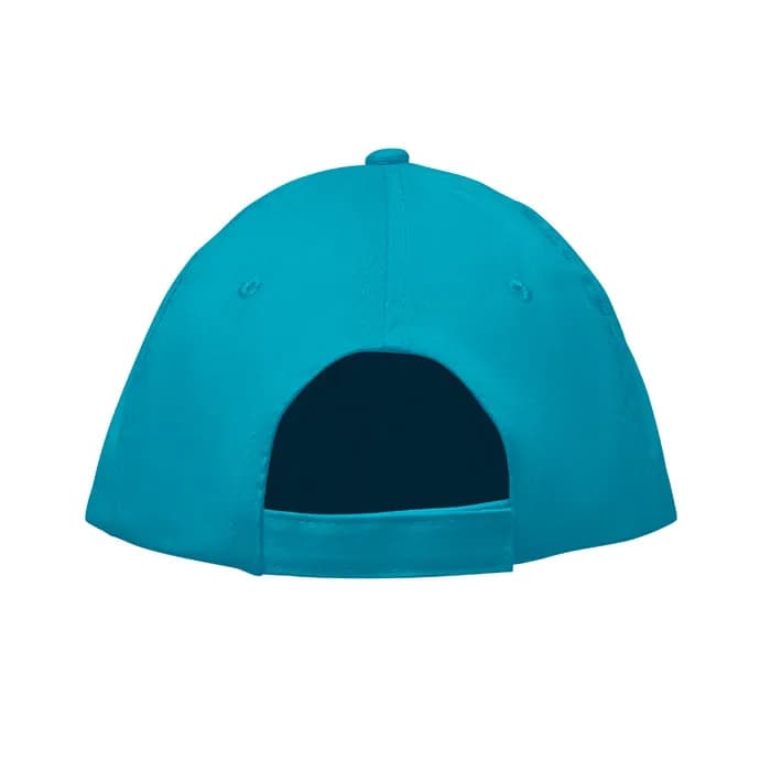 BASEBALL CAP 5 PANELS 180G/M² - SUNNY - Türkis