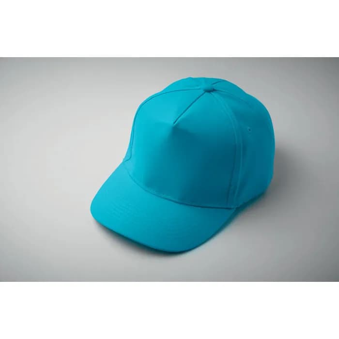 BASEBALL CAP 5 PANELS 180G/M² - SUNNY - Türkis