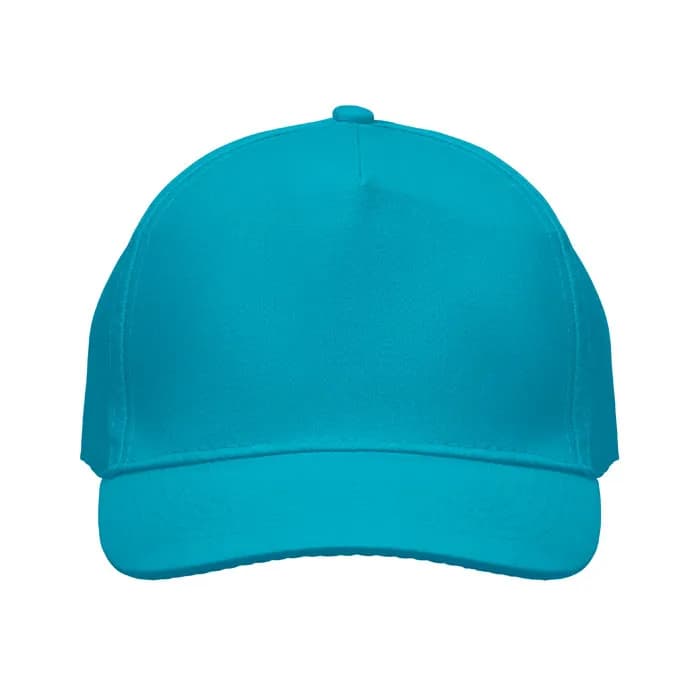 BASEBALL CAP 5 PANELS 180G/M² - SUNNY - Türkis