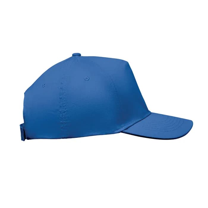 BASEBALL CAP 5 PANELS 180G/M² - SUNNY - Königsblau