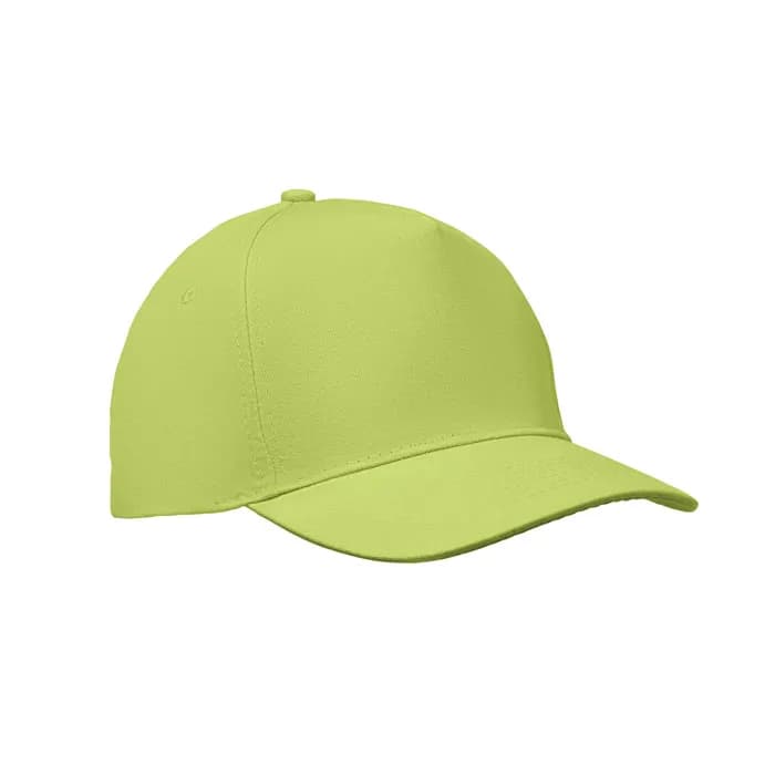 BASEBALL CAP 5 PANELS 180G/M² - SUNNY - Limette