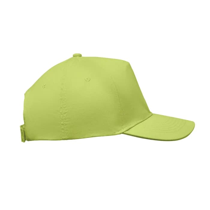 BASEBALL CAP 5 PANELS 180G/M² - SUNNY - Limette
