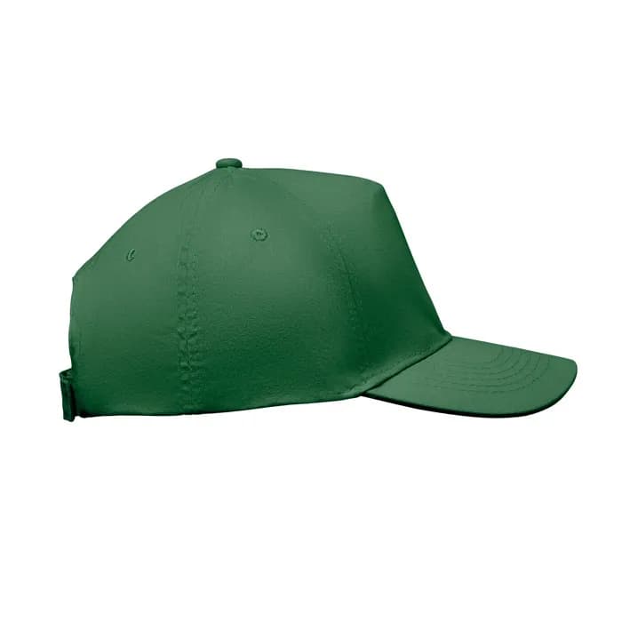 BASEBALL CAP 5 PANELS 180G/M² - SUNNY - Dunkelgrün